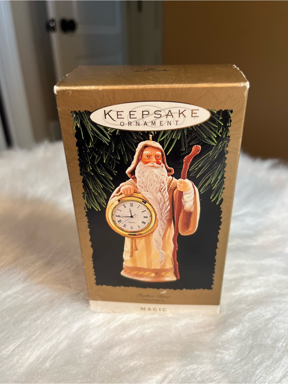 Hallmark Vintage 1996 Father Time Christmas Orament